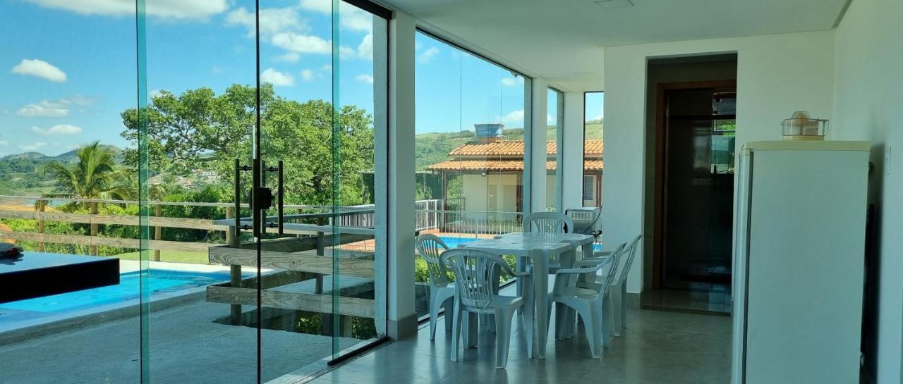 Recanto Brenda - Casa Luxo Capitolio Com Vista Pro Lago, Escarpas E Morrochapeu Eksteriør billede